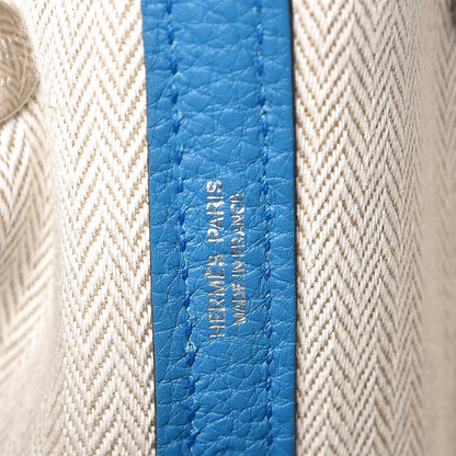 Hermes Negonda Garden Party Tote 36 MM Bleu Zanzibar 8 of 8