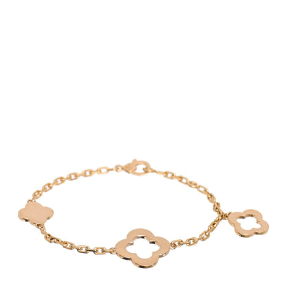 Van Cleef & Arpels 18K Yellow Gold 3 Motifs Byzantine Alhambra Bracelet 1 of 4
