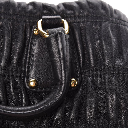 Prada Nappa Gaufre Mini Crossbody Bag Black 12 of 16