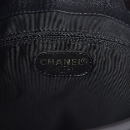 Chanel Caviar Bekko Chain CC Shopping Tote Black 6 of 10