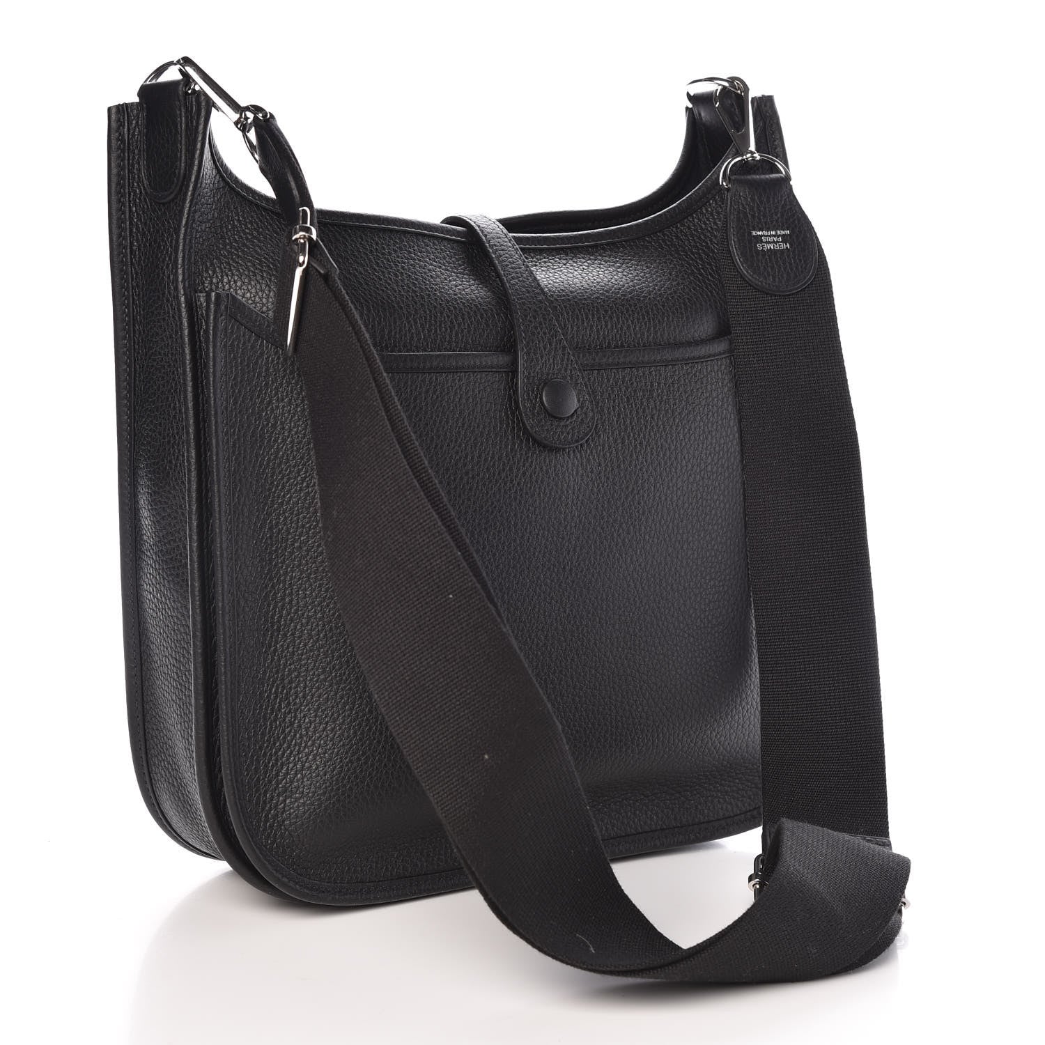 Hermes Taurillon Clemence Evelyne III PM Black 3 of 9