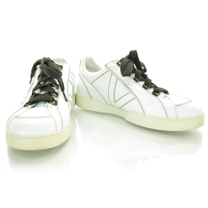 Louis Vuitton Leather Sneakers 9.5 White 1 of 8