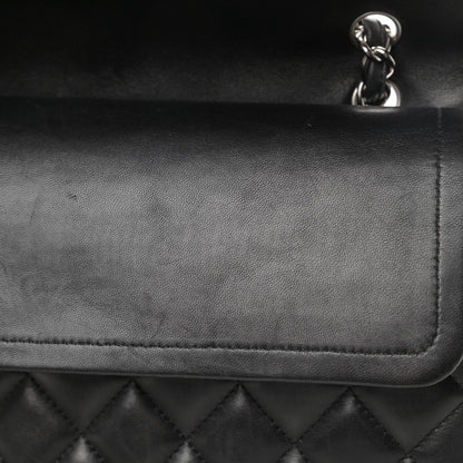 Chanel Lambskin Quilted Maxi Double Flap Black 14 of 21