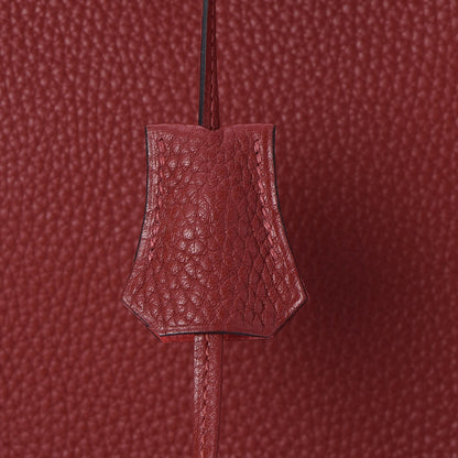 Hermes Togo Horseshoe Bi-Color Birkin 35 Rouge H Bougainvillea 23 of 33