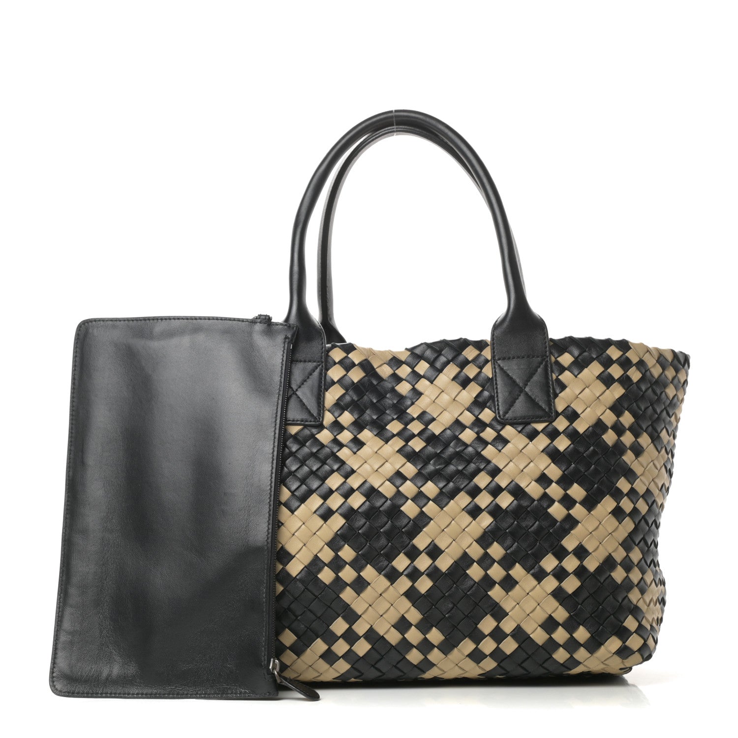 Bottega Veneta Nappa Intrecciato Mini Cabat Tote Multicolor 3 of 11
