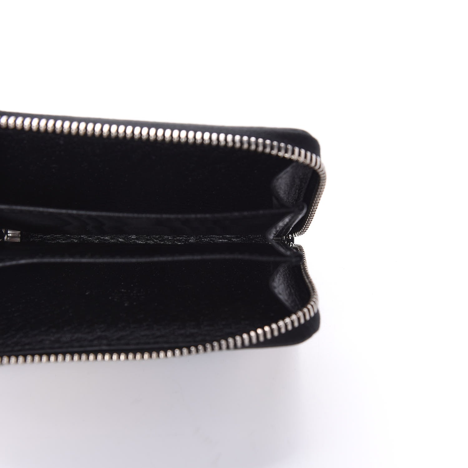 Gucci GG Supreme Monogram Psychedelic Zip Around Card Case Wallet Black 5 of 9