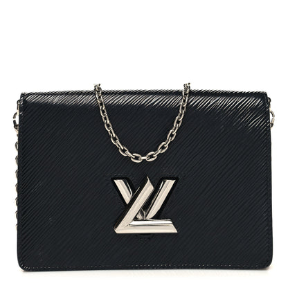 Louis Vuitton Epi Twist Belt Chain Wallet Black 1 of 9