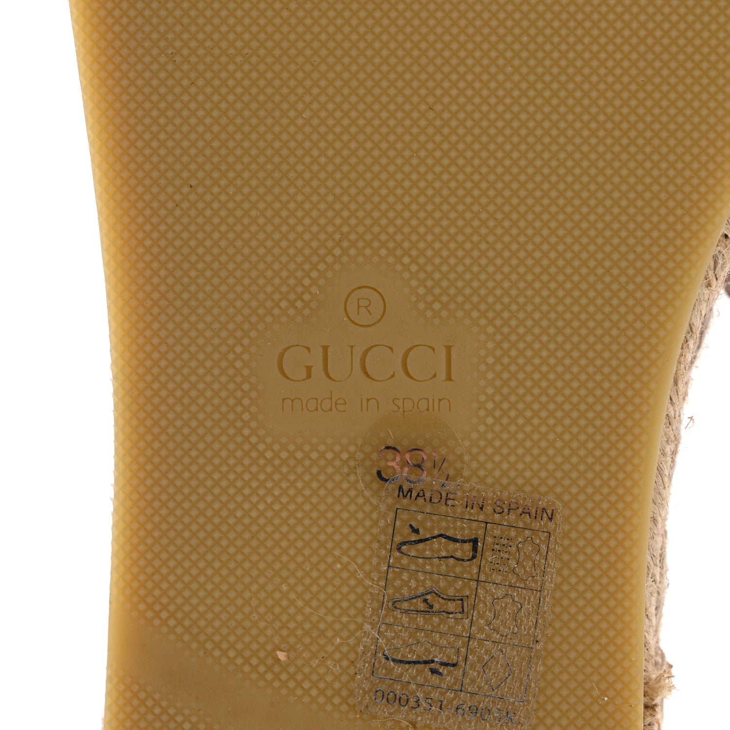 Gucci Canvas Interlocking G Damita Espadrille Sandals 38.5 Wild Rose 8 of 10