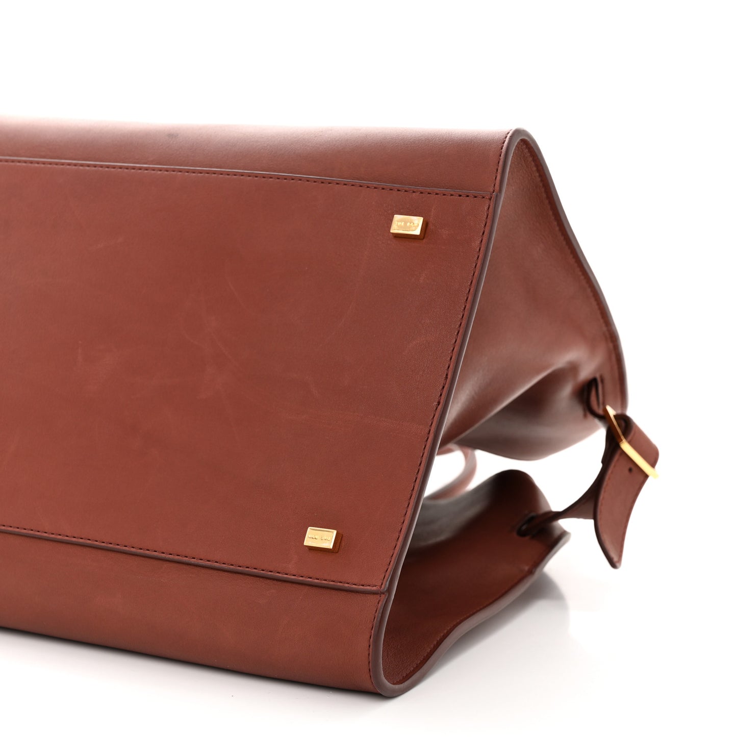 Polished Saddle Calfskin Soft Margaux 15 Cognac