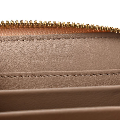 Chloe Lambskin Baylee Zip Around Card Holder Wallet Desert Island Sunray 6 of 8