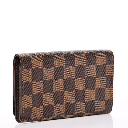 Louis Vuitton Damier Ebene Porte-Monnaie Tresor Wallet 3 of 8