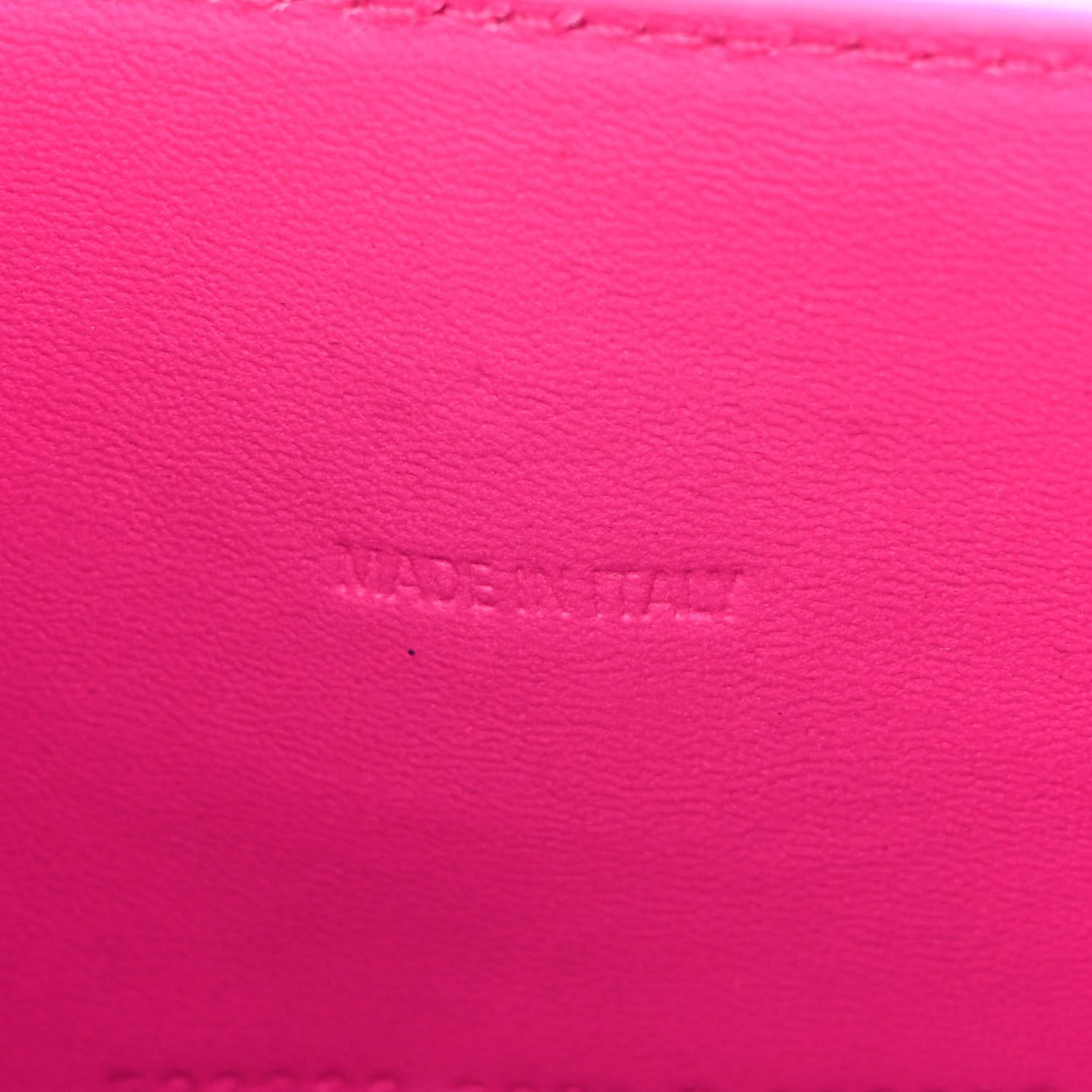 Balenciaga Shiny Calfskin Crocodile Embossed Hourglass Top Handle Bag XS Lipstick Pink 7 of 11