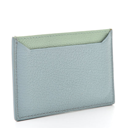 Miu Miu Goatskin Madras Card Case Lago Rugiada 3 of 9