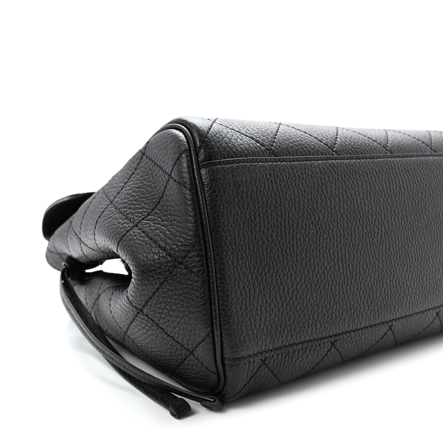 Chanel Grained Calfskin Stitched Urban Essentials Large Shopping Bag Black 9 of 10
