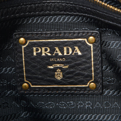 Prada Vitello Daino Tote Nero Black 7 of 10