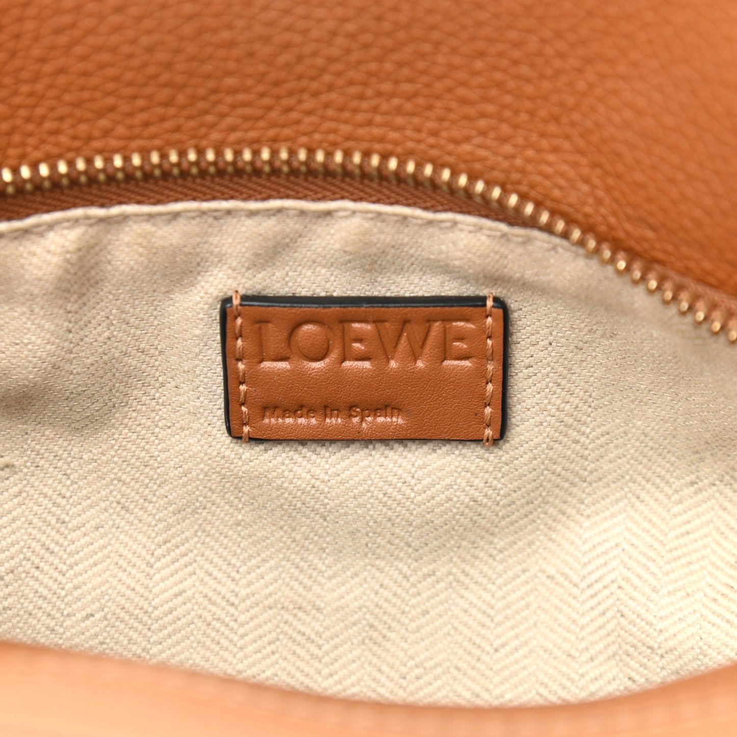 Calfskin Medium Puzzle Bag Tan