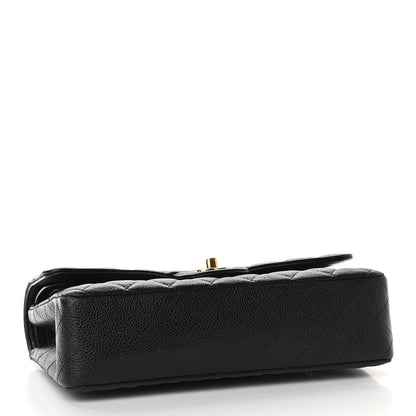 Chanel Caviar Quilted Medium Double Flap Black 4 of 12