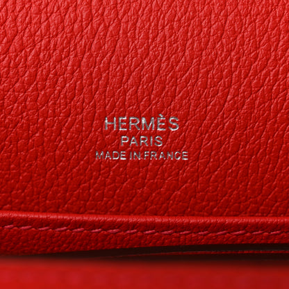 Hermes Evercolor Mini Sac Roulis Rouge Casaque 6 of 9