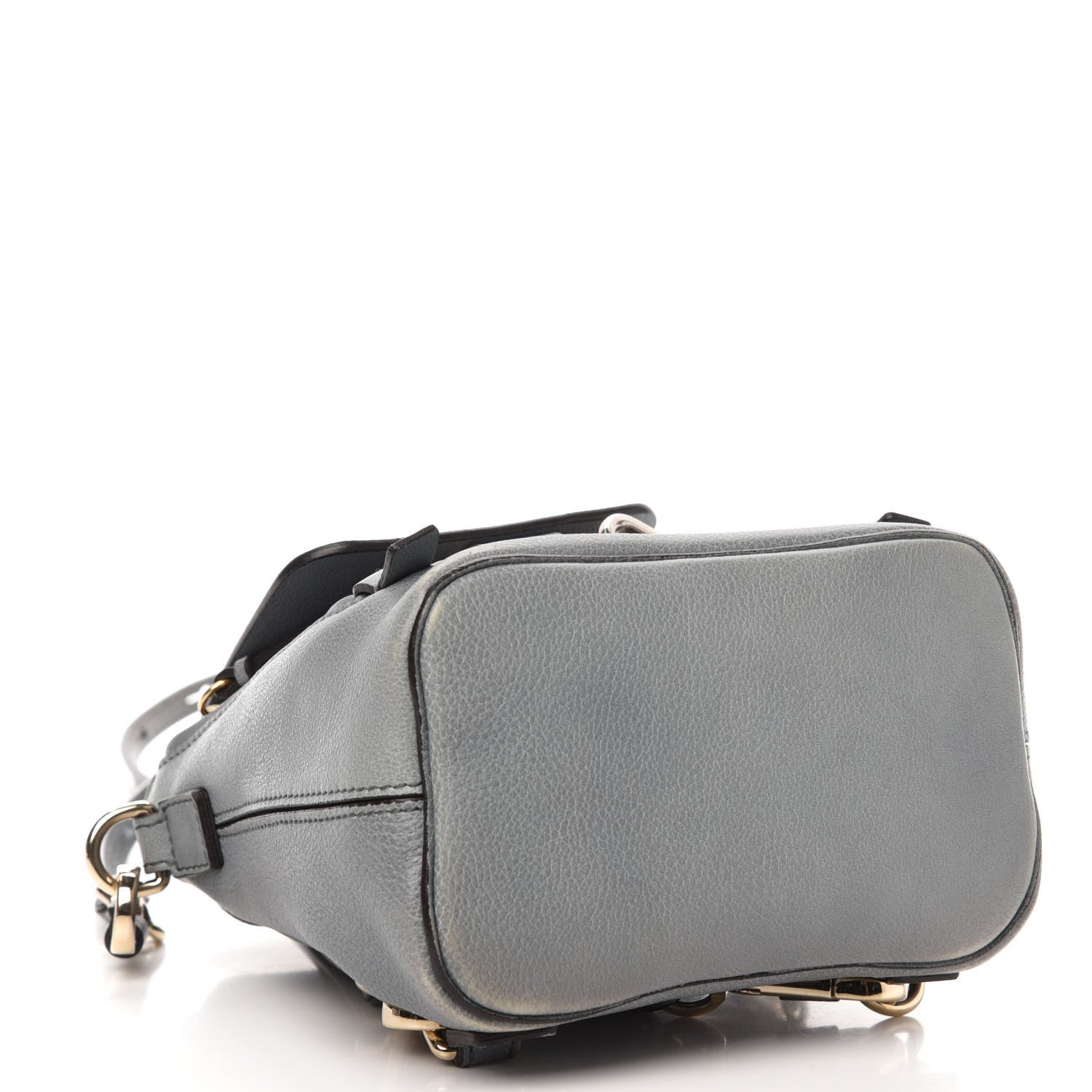 Chloe Suede Calfskin Mini Faye Backpack Cloudy Blue 4 of 12