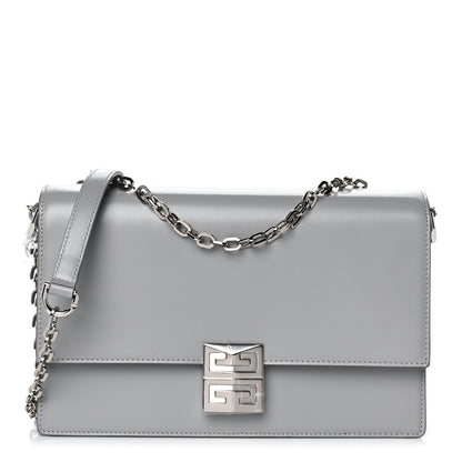 Givenchy Calfskin Medium 4G Chain Shoulder Bag Cloud Grey 1 of 10