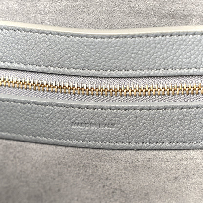 Celine Soft Grained Calfskin Small Belt Cabas Phantom Grey 6 of 11