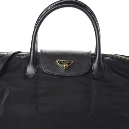 Prada Saffiano Tessuto Nylon Tote Black 11 of 11