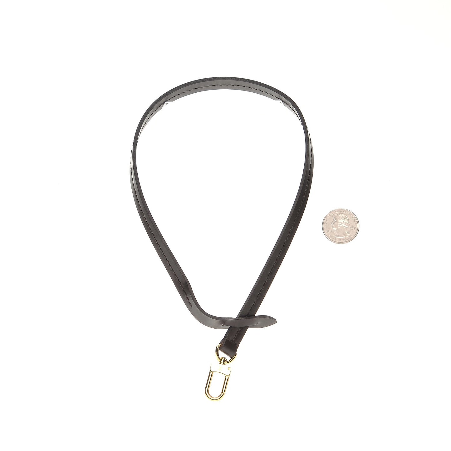 Calfskin Pochette Accessories Strap Brown