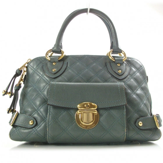Quilted Leather Elise Topaz