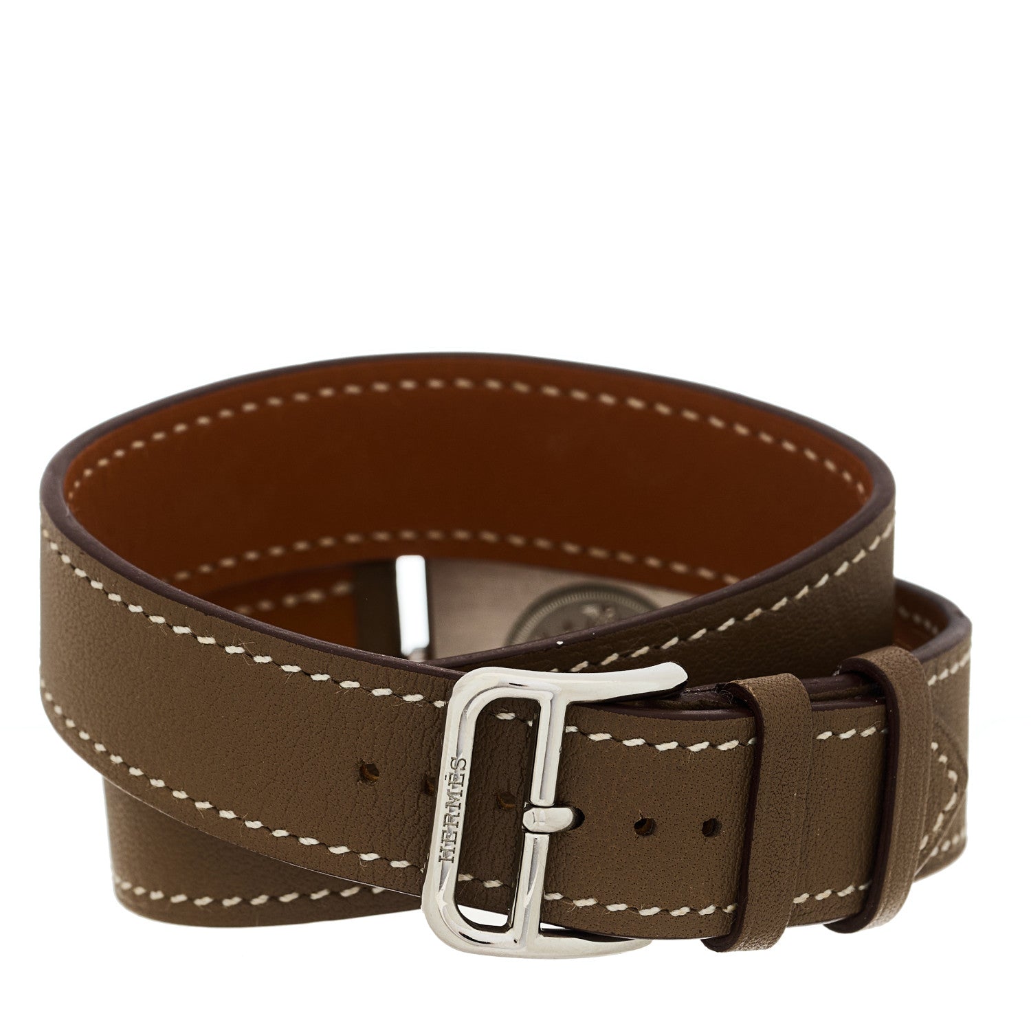 週末価格❗未使用 ヴィンテージHERMES OMEGA ベージュサンダル 36 Hermes Stainless Steel Swift 29mm Cape Cod Double Tour Quartz