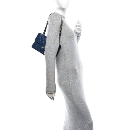 Chanel Caviar Quilted Small Double Flap Blue 2 of 10