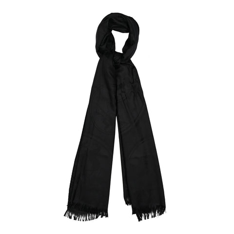 Cashmere Silk New Libris Confettis D'Ex Libris Stole Black