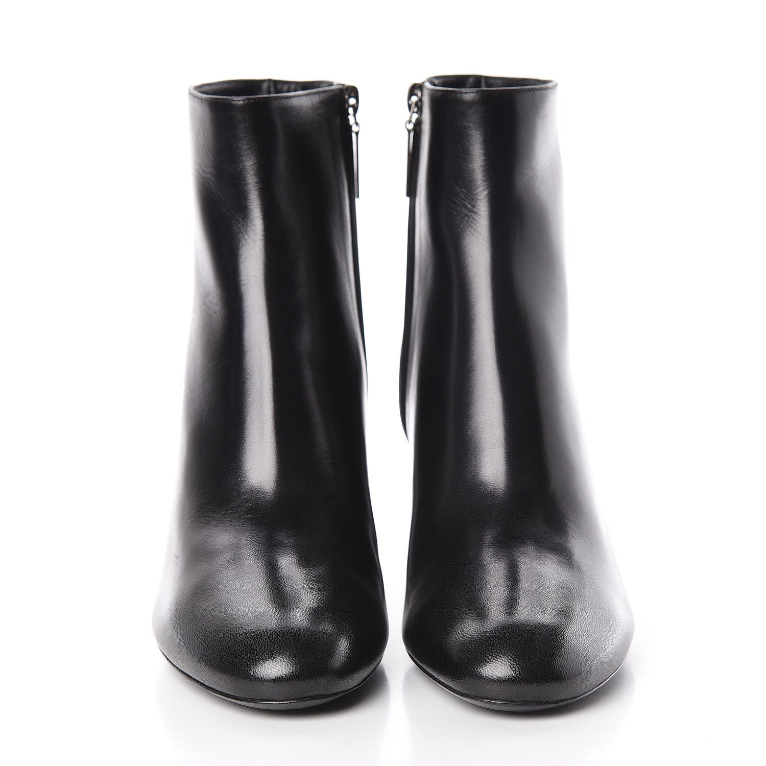 Saint Laurent Nappa Loulou Ankle Zip Boot 39.5 Black 2 of 10