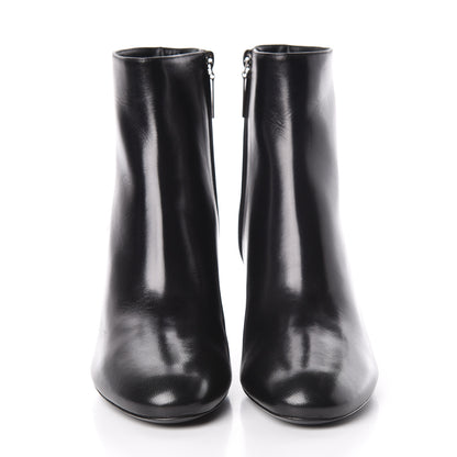 Saint Laurent Nappa Loulou Ankle Zip Boot 39.5 Black 2 of 10