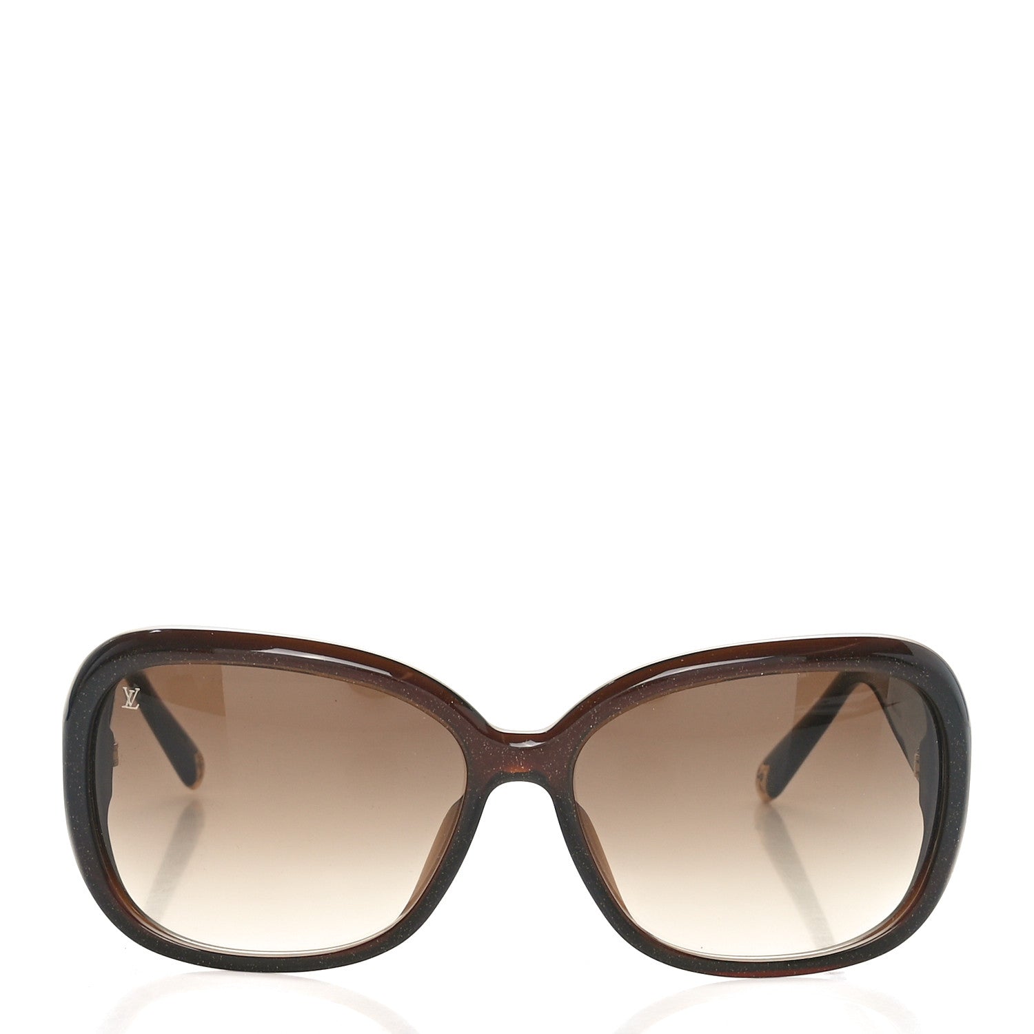 Louis Vuitton Acetate Obsession GM Sunglasses Z0459E Brown Glitter 2 of 7