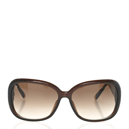 Louis Vuitton Acetate Obsession GM Sunglasses Z0459E Brown Glitter 2 of 7