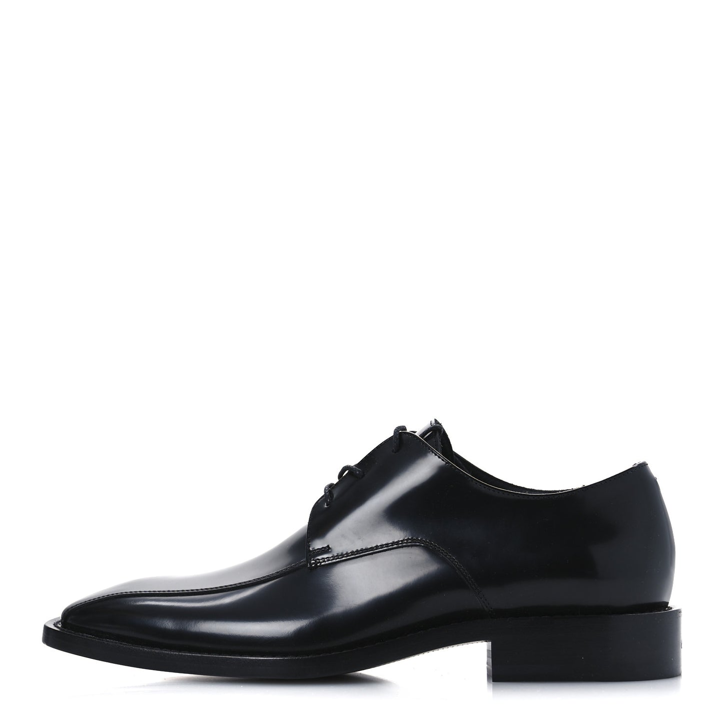 balenciaga men's dress shoes Balenciaga Calfskin Mens Square Toe Derby Shoes 40 Black 1708901 –  FASHIONPHILE