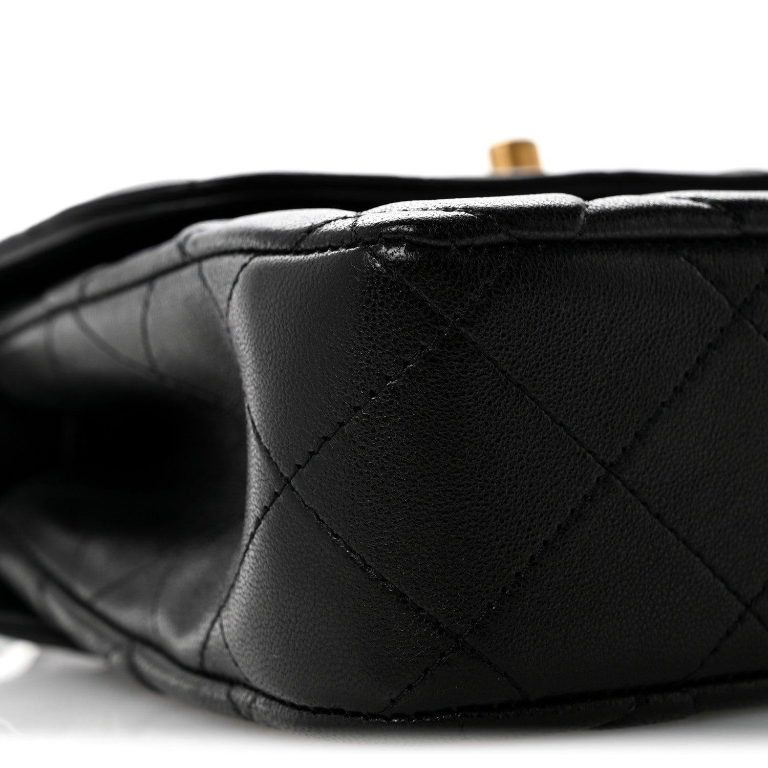 Chanel Lambskin Quilted Crossbody Flap Black 9 of 14