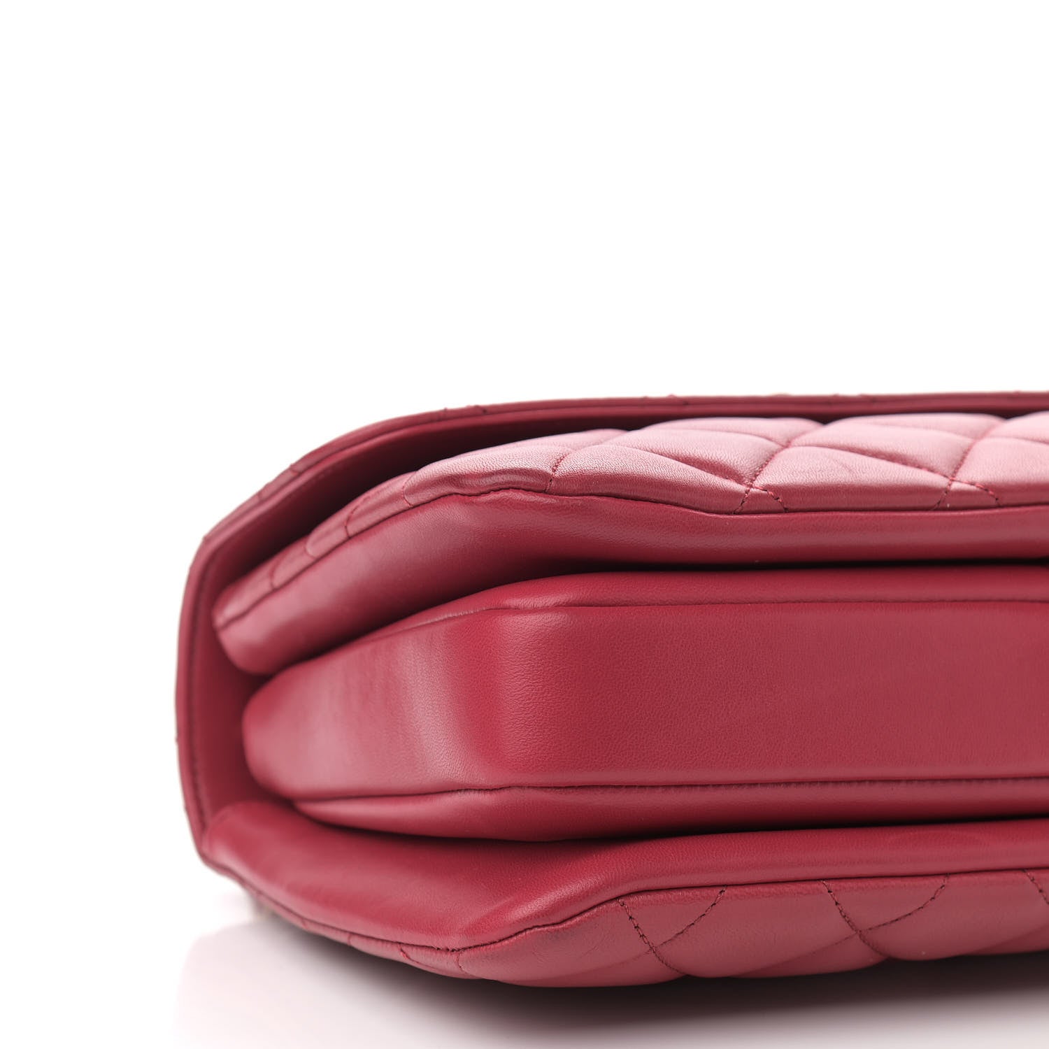 Chanel Lambskin Quilted Small Trendy CC Flap Dual Handle Bag Dark Pink 9 of 10