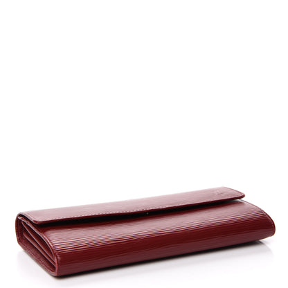 Louis Vuitton Epi Sarah Wallet Rubis 4 of 7