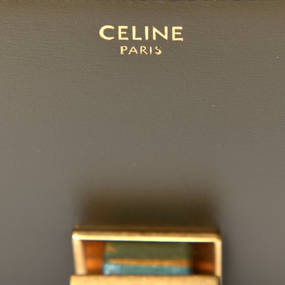 Celine Box Calfskin Classic Box Medium Flap Bag Army Green 11 of 21