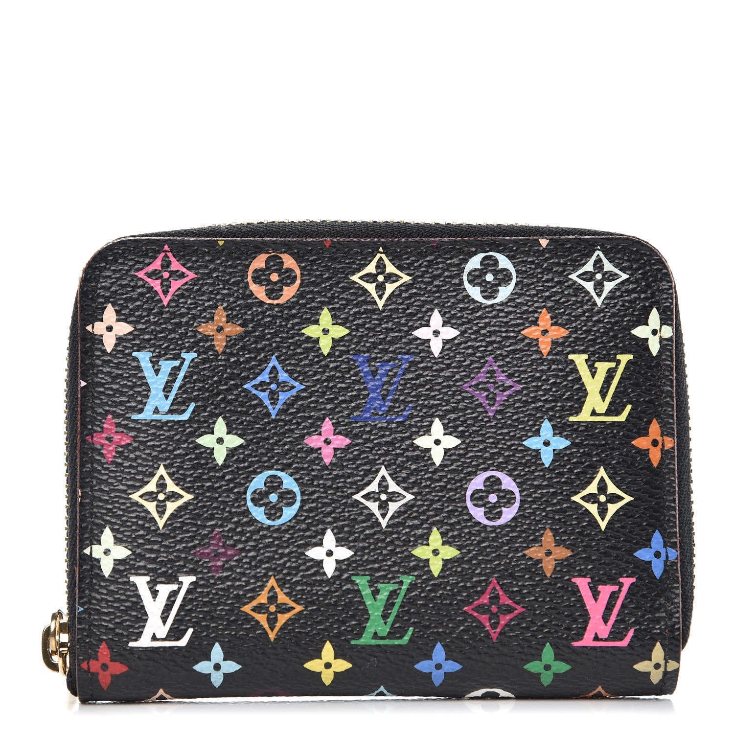 Louis Vuitton Monogram Multicolor Zippy Coin Purse Black Grenade 349092 ...