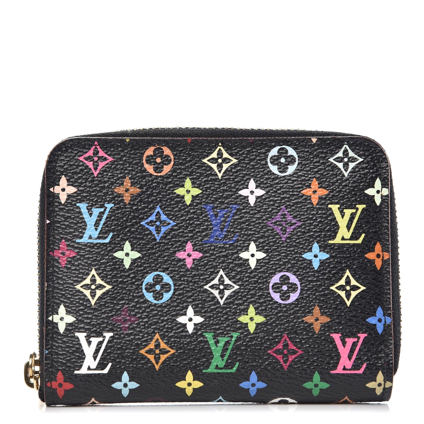 Monogram Multicolor Zippy Coin Purse Black Grenade