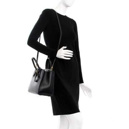 Louis Vuitton Calfskin City Steamer PM Black 2 of 12