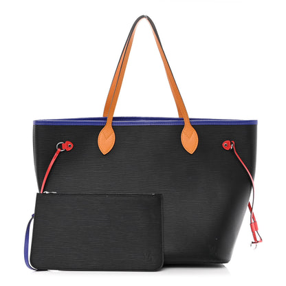 Louis Vuitton Epi Neverfull MM Noir Figue Safran 1 of 12
