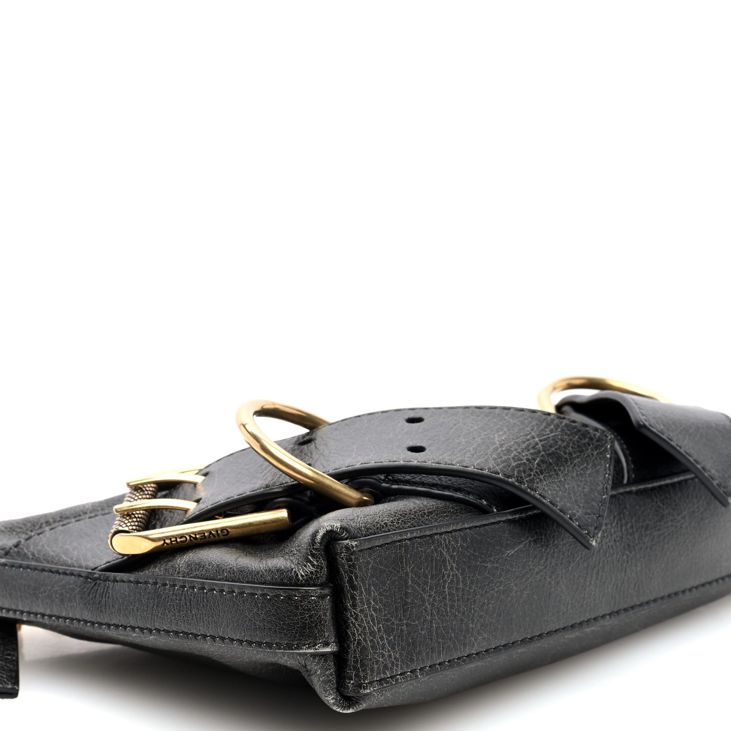 Givenchy Aged Calfskin Mini Voyou Boyfriend Party Bag Black 4 of 10