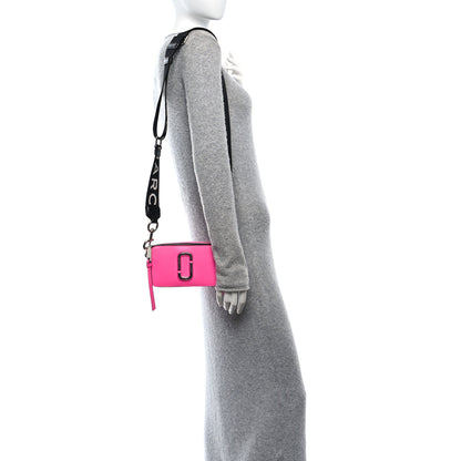 Marc Jacobs Saffiano Small Snapshot Camera Bag Bright Pink 2 of 10