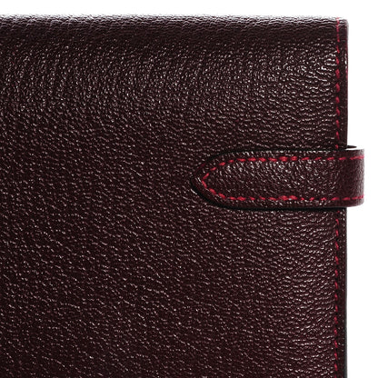 Hermes Chèvre Mysore Kelly Longue Wallet Prune 7 of 15