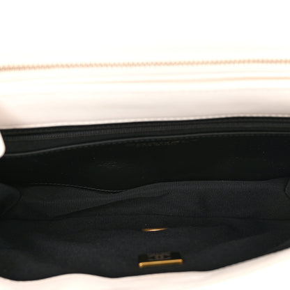 Chanel Lambskin Quilted Medium Pillow Crush Flap White 5 of 10
