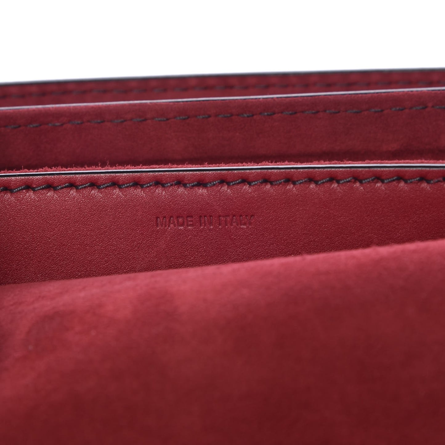 Calfskin Dio(r)evolution Flap Bag Red