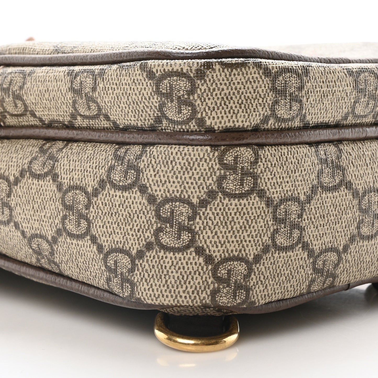 GG Supreme Monogram Web Mini Ophidia Messenger Brown